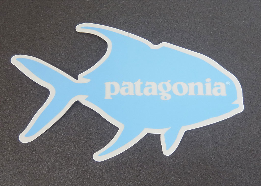 パタゴニア正規品ステッカー「パーミット 品番#91237」／ 廃盤 新品 未使用品 patagonia Permit Sticker シール の画像1