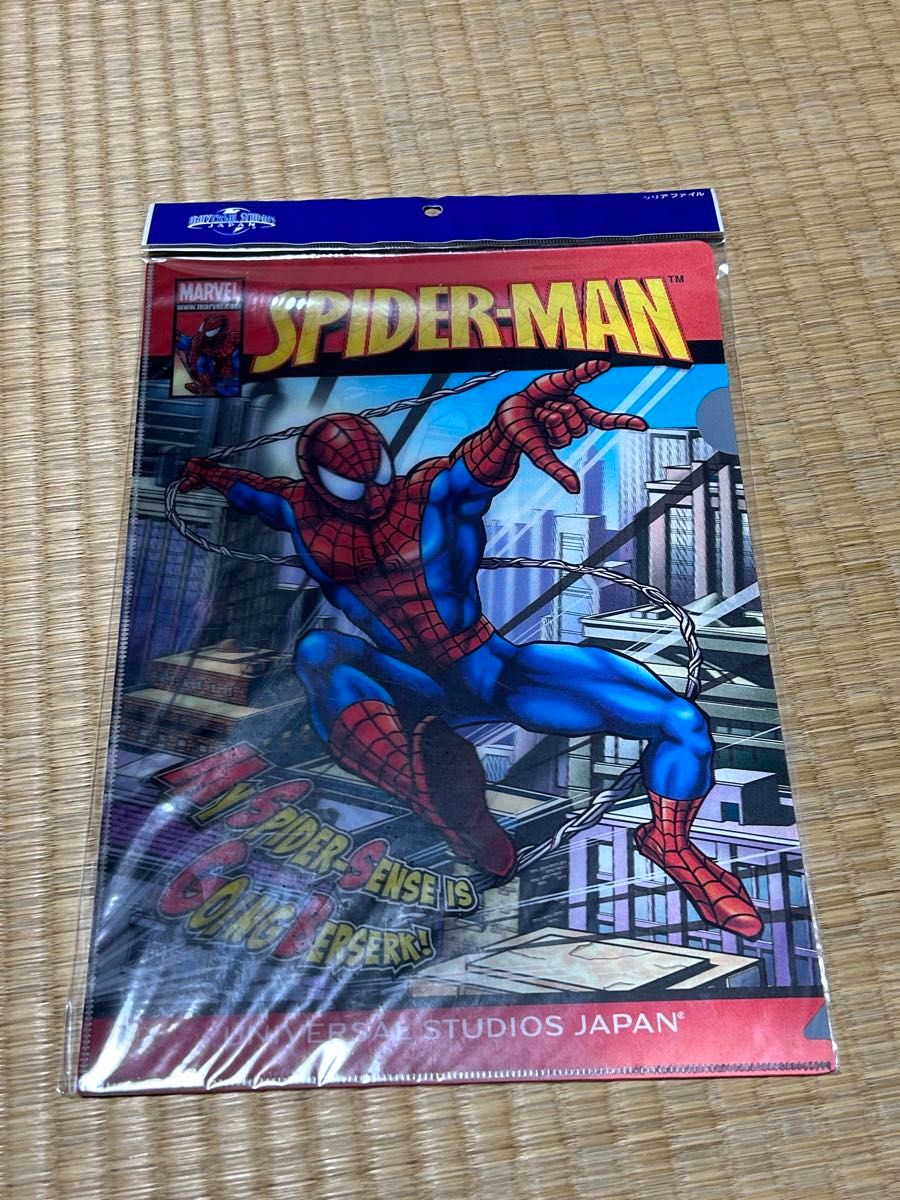 スパイダーマン　USJ グッズ　クリアファイル 