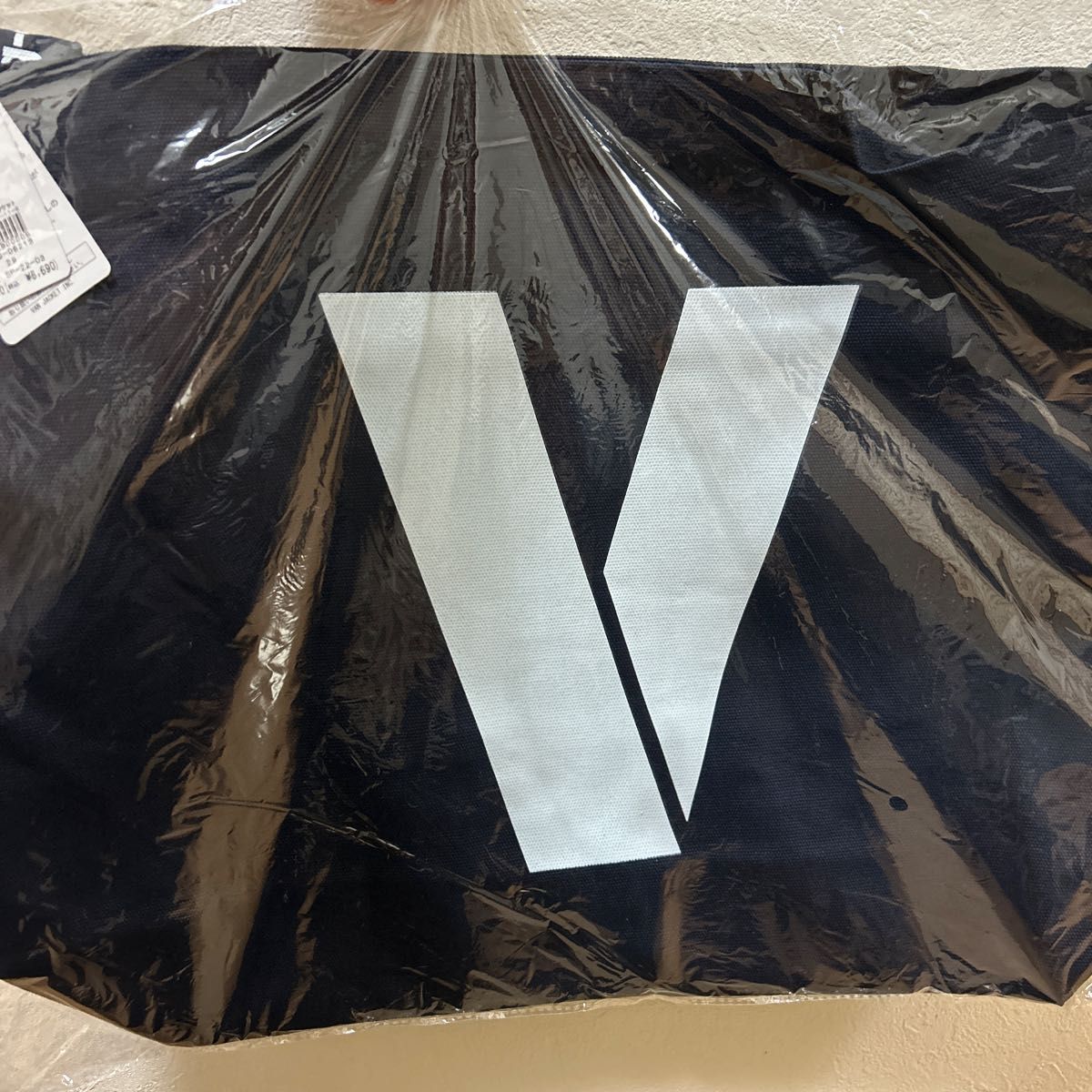 VAN ショルダーバッグ　ヴァンジャケット　大容量　ロゴデザイン　通学　シンプル　キャンバスバッグ　ラスト一点