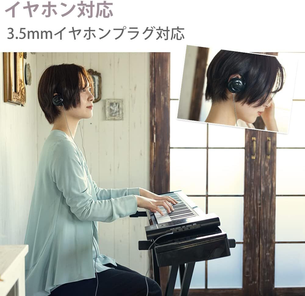 ロールアップピアノ 61鍵盤 MIDIキーボード USB充電式 スピーカー内蔵 日本語説明書_画像4