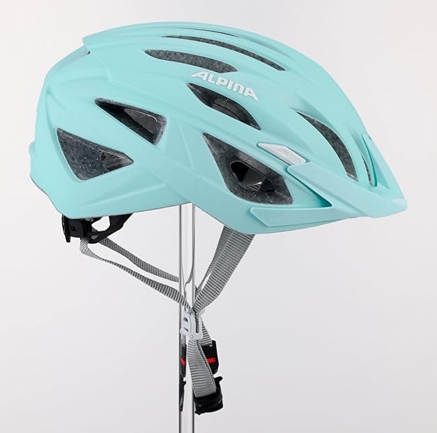 自転車ヘルメット サイズ調整可能 高い保護性 衝撃吸収性 通勤 通学 CE認証 ドイツ製 パステルグリーンマット 51-56 cm