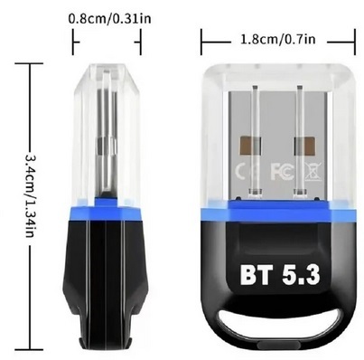 【Bluetooth5.3技術＆超低遅延】USBアダプター バルク ドングル 小型 ワイヤレス 無線 Windows8/10/11対応 カラー選択出来ます♪の画像2