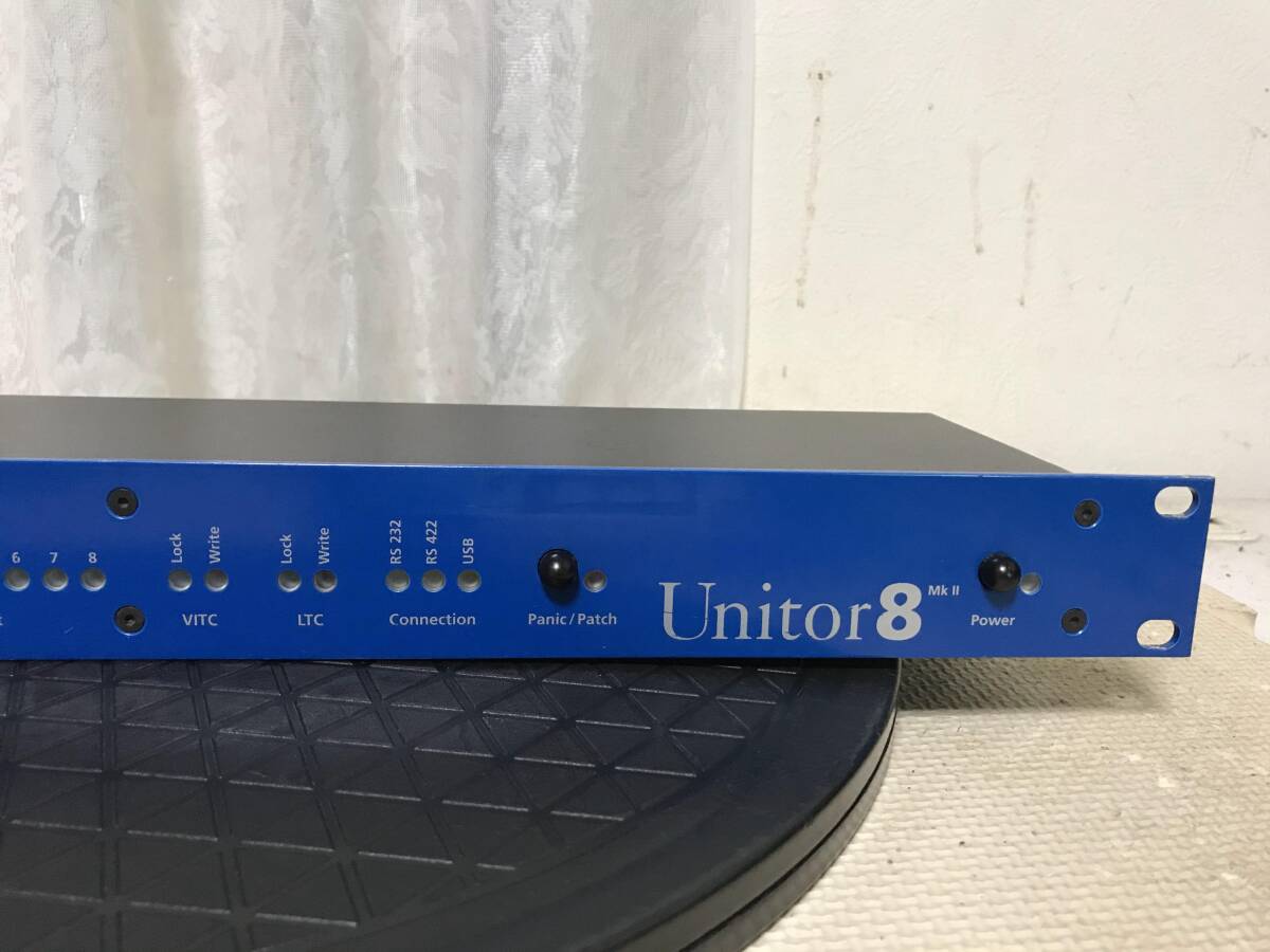 M2403 MOTU Unitor8 MKII USB MIDI インターフェース 未確認　全国送料無料_画像2