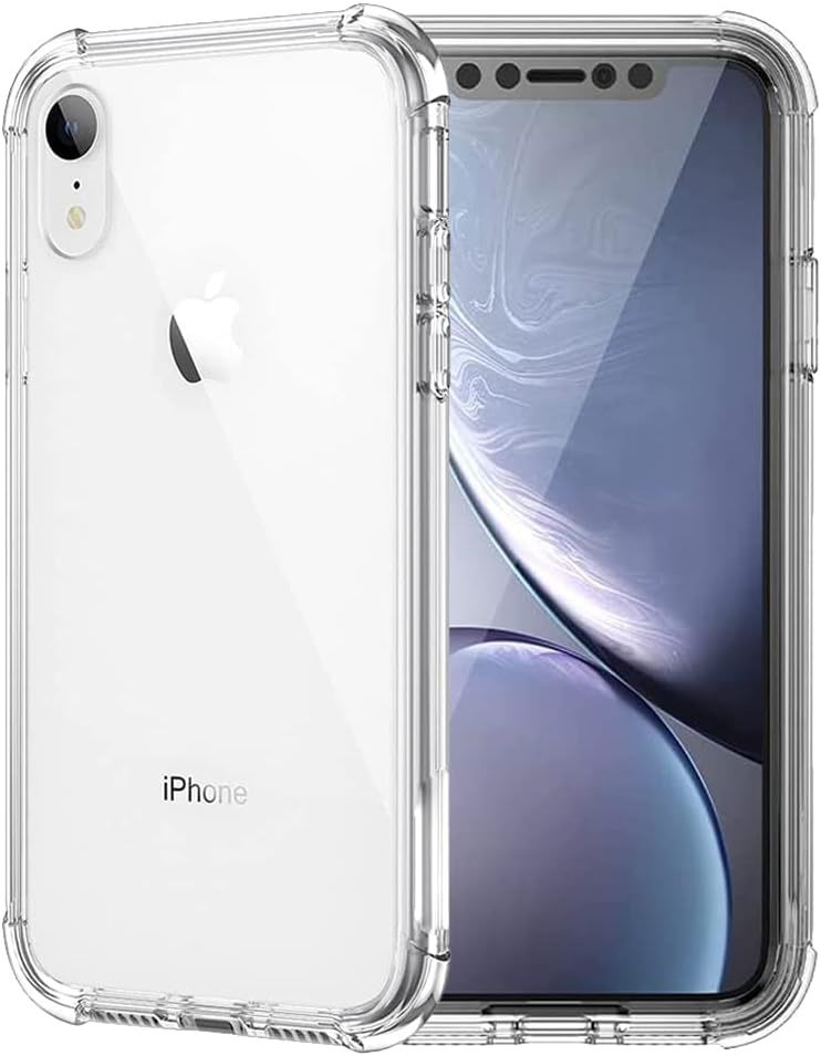 F 在庫処分 iPhone XR ケース 衝撃吸収 クリア 透明 カバー アイフォン 保護 丈夫 耐衝撃 超頑丈 ソフト シリコン 米軍 アップル Appleの画像1