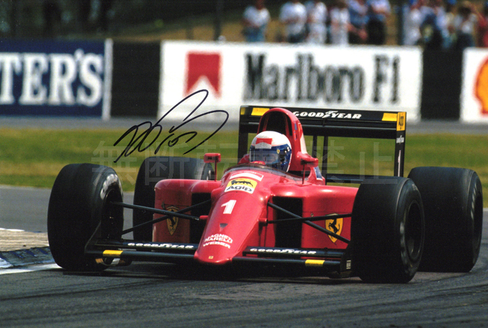 ◇ アラン・プロスト 直筆サインフォト フェラーリ F1 Alain Prostの画像1