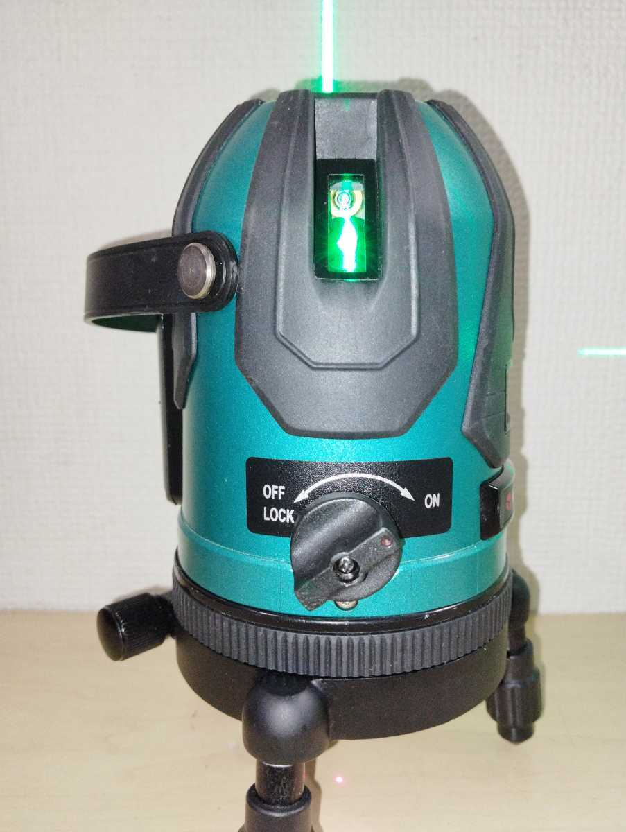 VOICE レーザー墨出し器 VLG-5X 5ライングリーンレーザー 美品の画像3