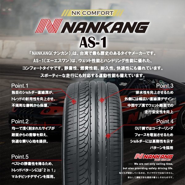 ◆新品 225/50R18 NANKANG ナンカン AS-1_画像4