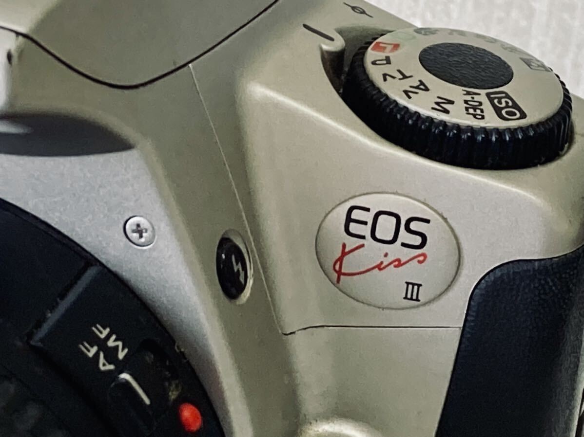 B キャノン Canon EOS Kiss 3 デジタル一眼レフカメラ EF 28-80mm 1:3.5-5.6V 中古品 動作未確認 ジャンクの画像8