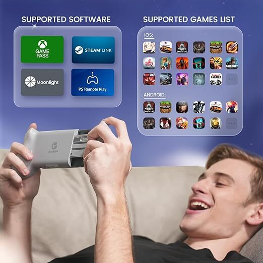 半額 GameSir G8 Galileo iPhone15シリーズ　Android モバイルコントローラー モバイルゲーミングコントローラー_画像3