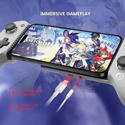 半額 GameSir G8 Galileo iPhone15シリーズ　Android モバイルコントローラー モバイルゲーミングコントローラー_画像5