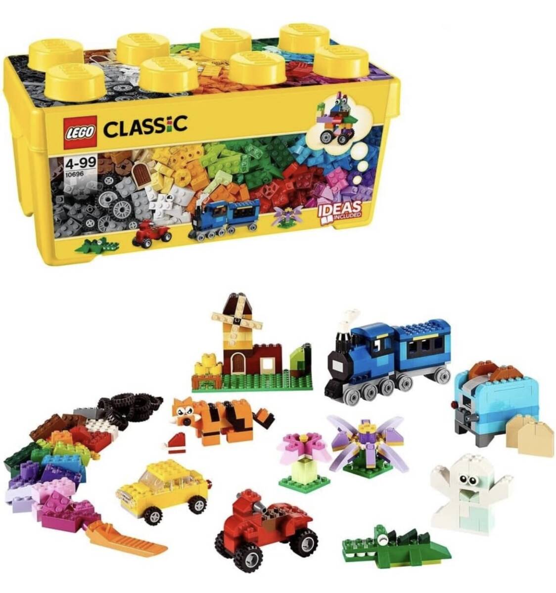 クラシック おもちゃ 玩具 黄色のアイデアボックス プラス 10696 ブロック 宝石 クラフト 男の子 女の子 4歳~99歳の画像1