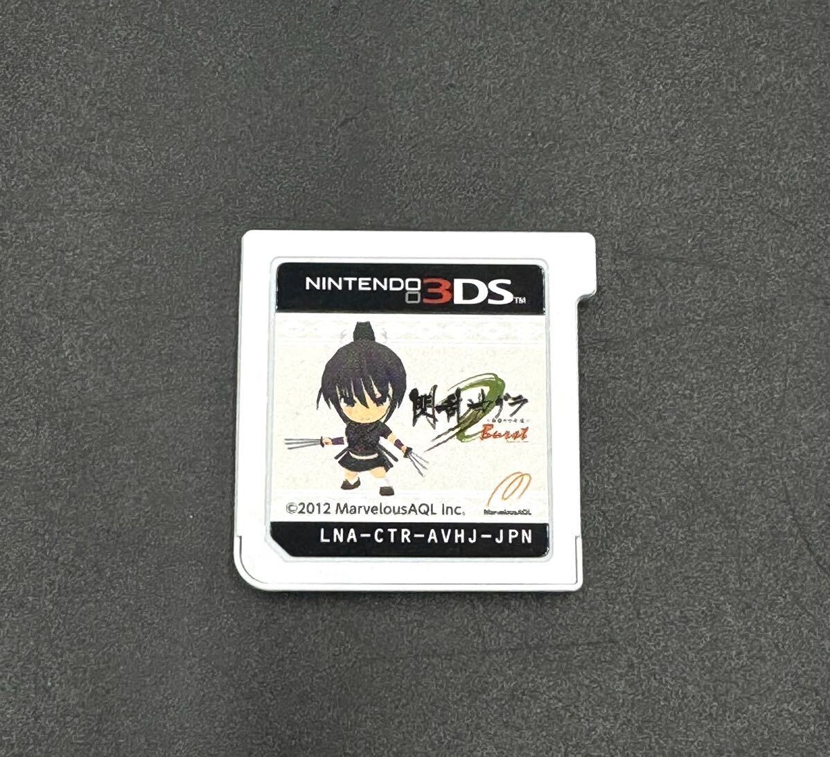 【3DS】 閃乱カグラ Burst -紅蓮の少女達- [動作確認済] ニンテンドー3DS ゲームソフト_画像4