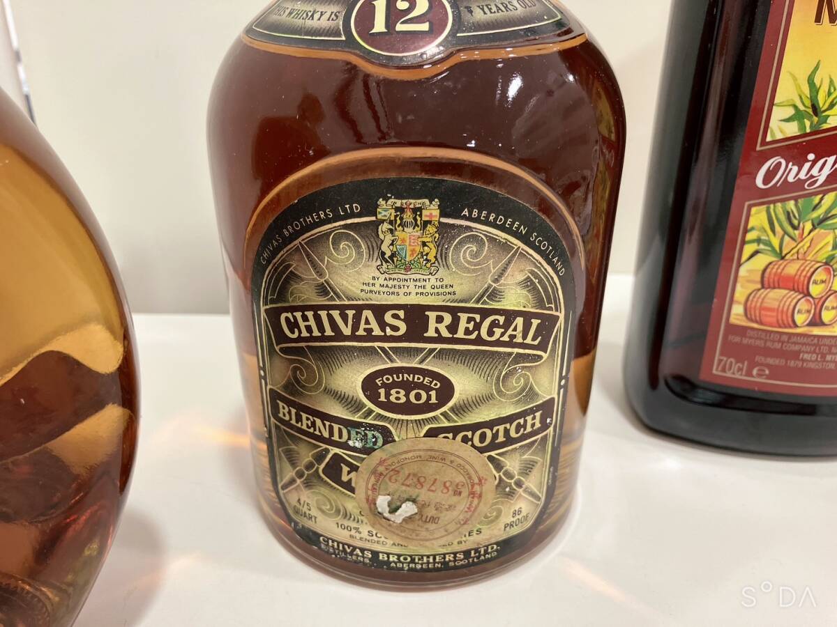 ◆ 【未開栓】ピンチ PINCH 特級  CHIVAS REGAL 12年 シーバス リーガル Myers's Rum マイヤーズ ラム 3点セットの画像4