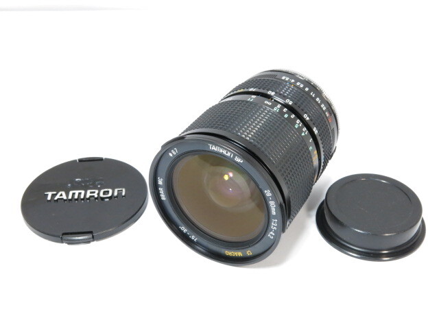 TAMRON SP 28-80mm F3.5-4.2 CF MACRO BBAR MC P/Kアダプトールマウント付 レンズ タムロン [管TM2794]_画像1
