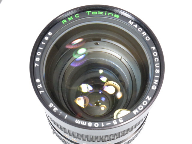【 大口径 】Tokina MACRO FOCUSING ZOOM RMC 35-105mm F3.5 Nikon Fマウント マクロ域ありトキナー [管TO2799]_画像9