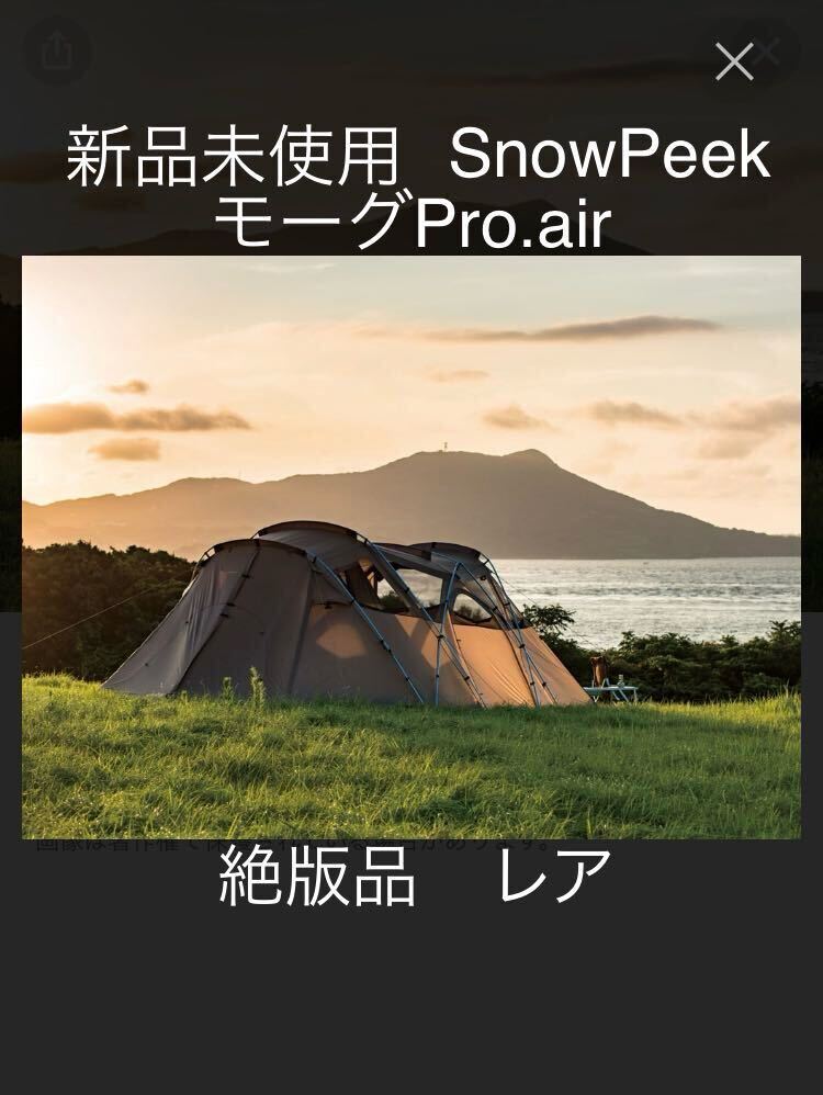 新品未使用 スノーピーク snowpeak モーグ プロエア Pro.air 絶版品 レアの画像1