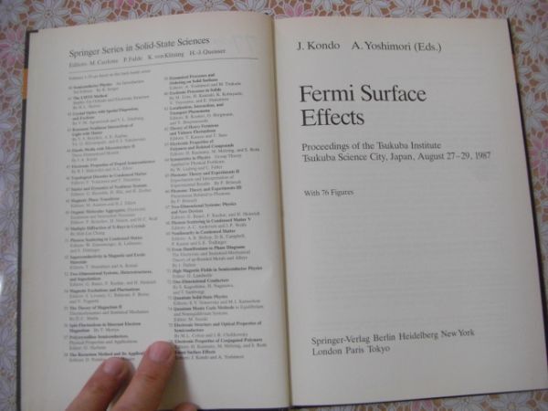 物理洋書 Fermi surface effects フェルミ面効果 A74の画像3