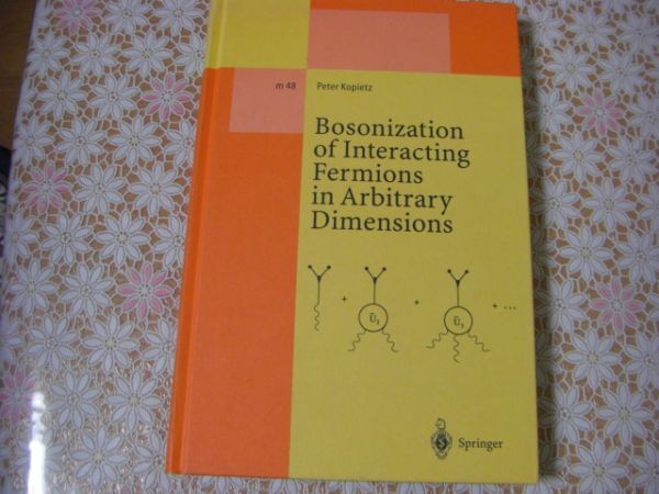物理洋書 Bosonization of interacting fermions in arbitrary dimensions 任意の次元での相互作用するフェルミオンのボソン化 A27_画像1