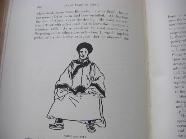 洋書 Three years in Tibet : with the original Japanese illustrations チベットの3年間 Ekai Kawaguchi 河口慧海 1909年 B16_画像7