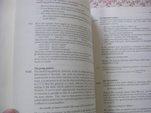 洋書 A comprehensive grammar of the English language 1985年 英語文法 B1