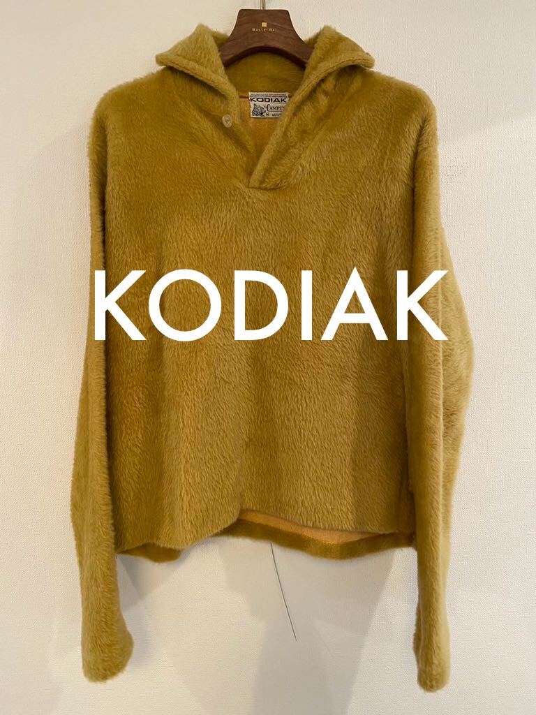 KODIAK コディアック 60s マスタード フェイクファー プル KODIAK コディアック 60s マスタード フェイクファー プル