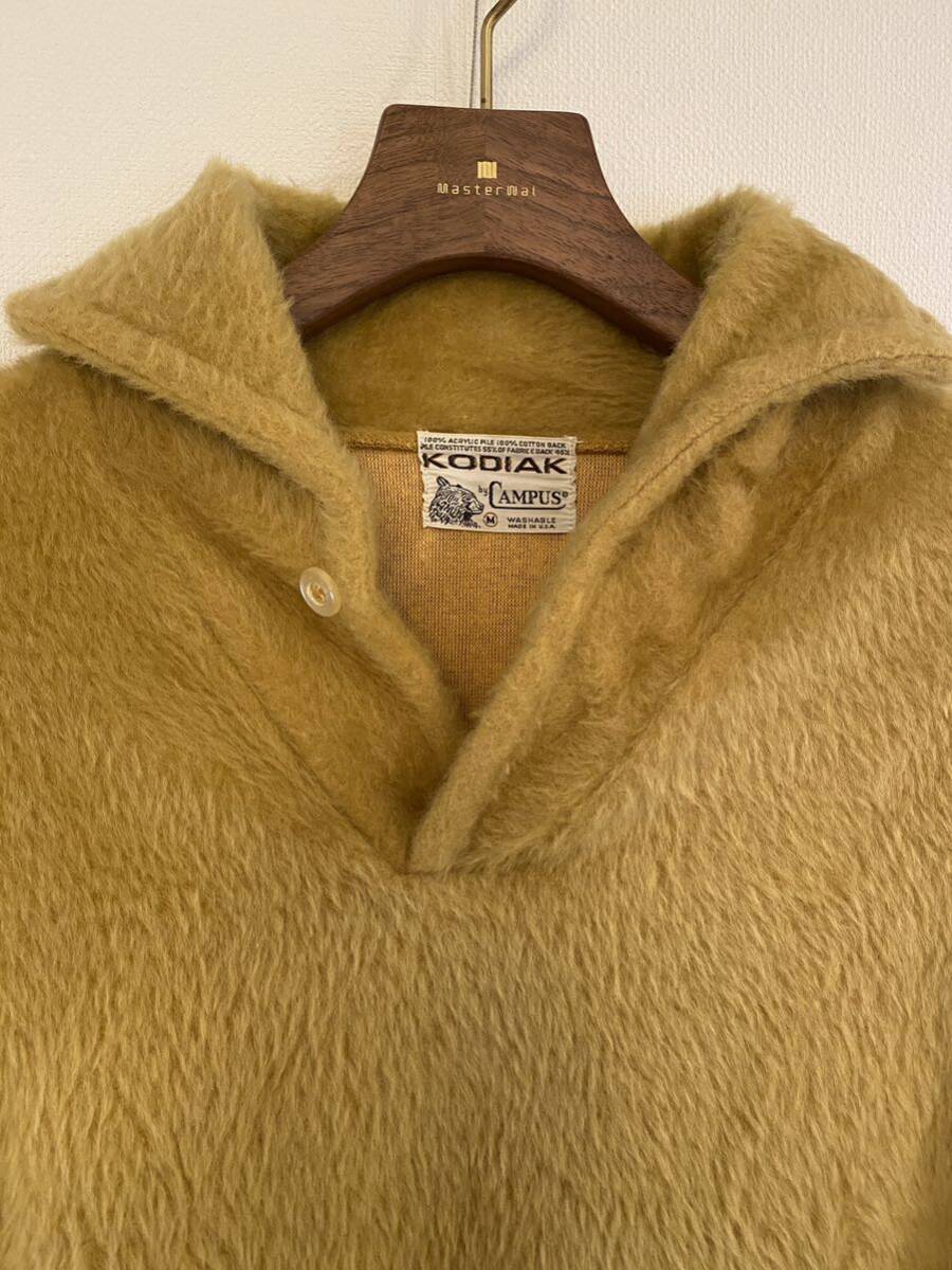 KODIAK コディアック 60s マスタード フェイクファー プル KODIAK コディアック 60s マスタード フェイクファー プル