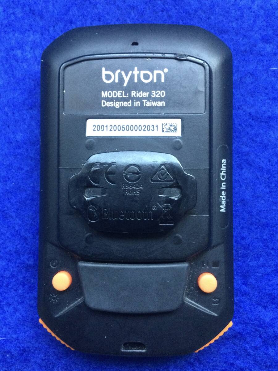 ブライトン Bryton Rider 320 サイクルコンピューター 中古動作品 Cycplusセンサー付きの画像3