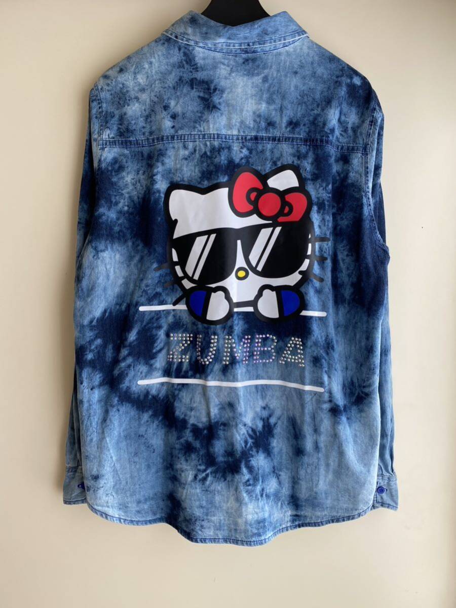 Zumba X Hello Kitty Button Down With Swarovski Crystals Zumba X Hello Kitty Button Down With Swarovski Crystals