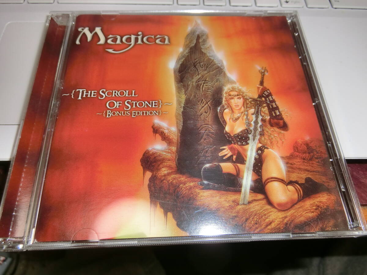 MAGICA/THE SCROLL OF STONE 輸入盤CD　盤面良好　ルーマニアメロパワ_画像1