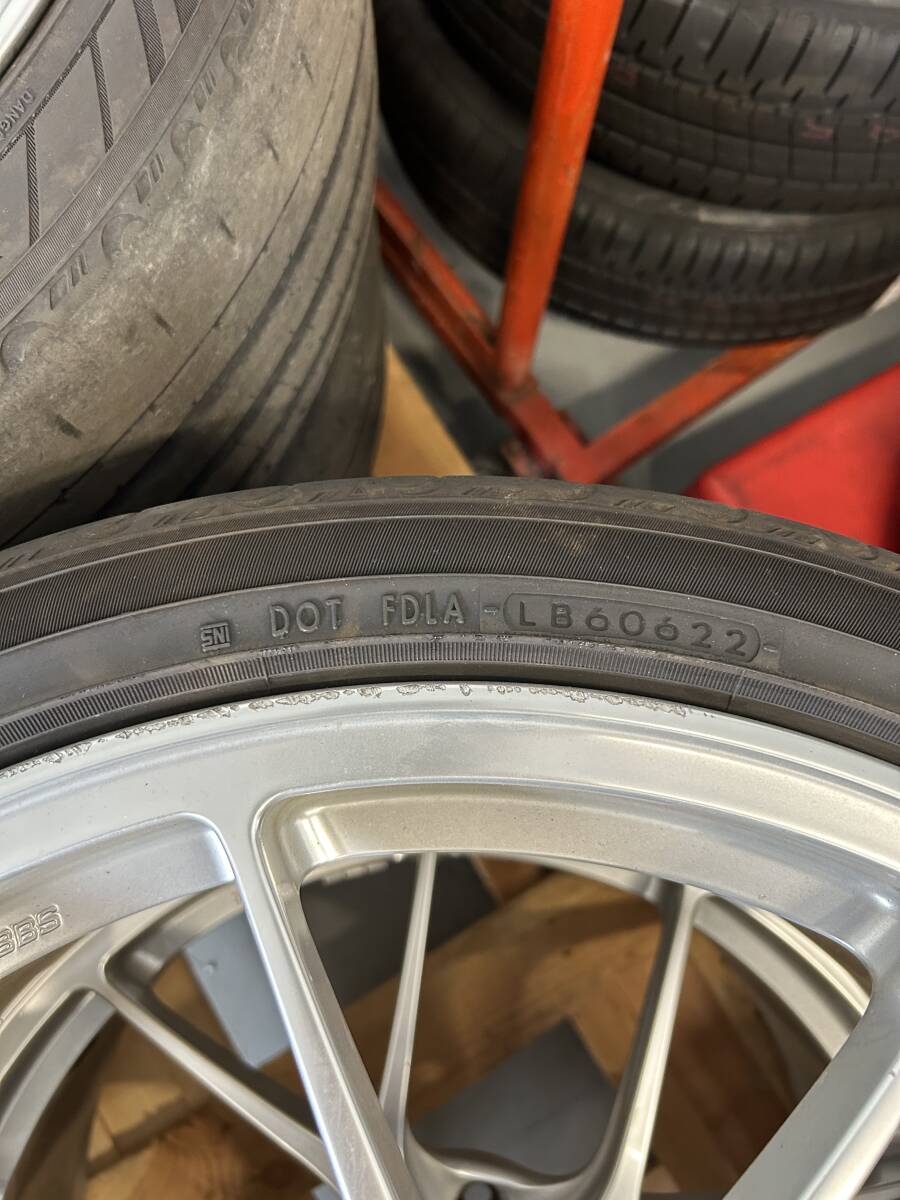 BBS RIーD ダイヤモンドシルバー　　RI042 20×9J インセット42 5/114.3 245/35r20 アドバンスポーツ 4本セット中古品_画像6