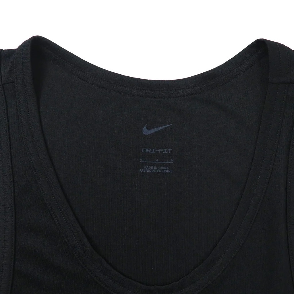 NIKE big size tank top M black big swoshu polyester DH7133-013