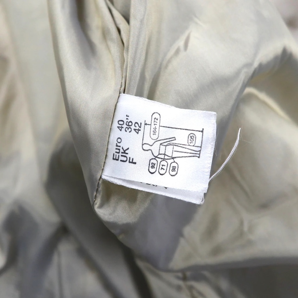 SKILA OUTERWEAReskimo- boa fleece jacket 40 white acrylic fiber neitib pattern Finland made 