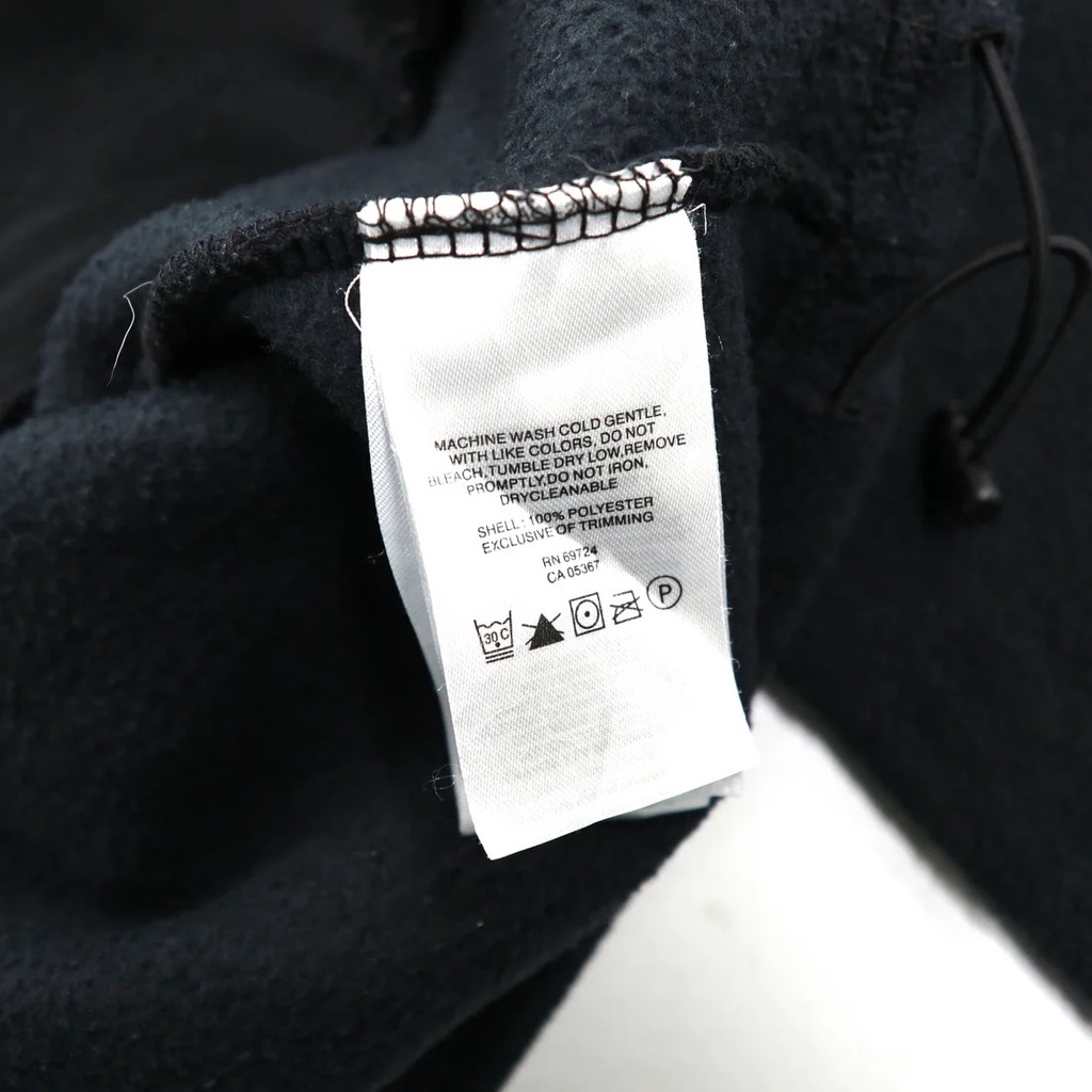 COLUMBIA フルジップフリースジャケット XL ブラック ポリエステル ロゴ刺繍_画像7