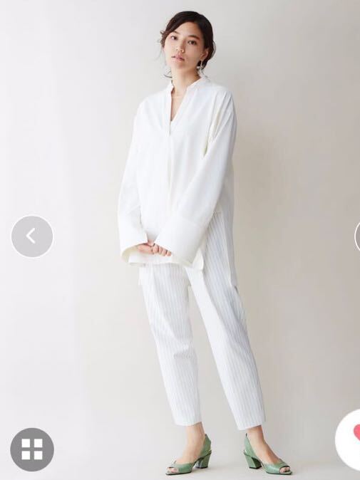 カリテqualite パンツ　ホワイト系　2022年商品　日本製　手洗い可能_画像3