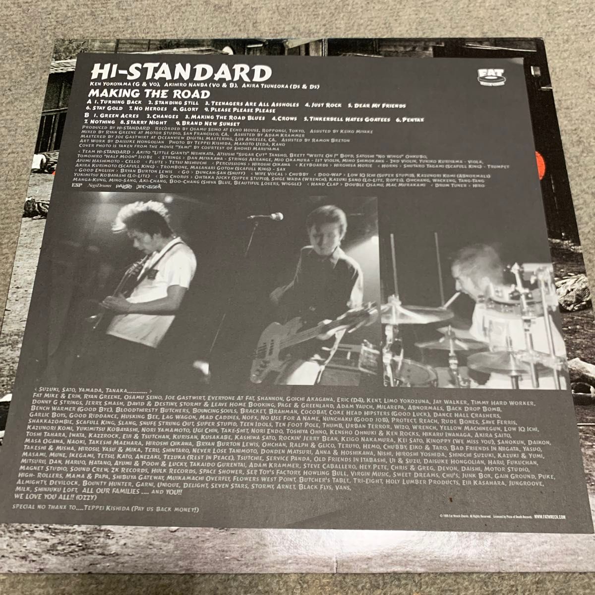 MAKING THE ROAD Hi-STANDARD レコード　輸入盤LP