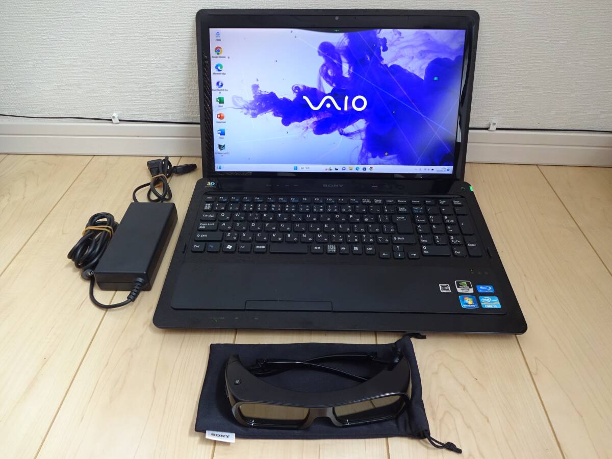 【3Dソフト対応＆メガネ付き！MS Office2021！SSD換装済み】VAIO VPCF24AJ Core i5/メモリ8GB/SSD 250GB FullHD仕様 Win11認証済の画像1