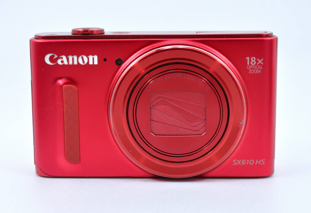 Canon PowerShot SX610 HS キャノン パワーショット レッド 赤 コンパクトデジタルカメラ　ジャンク　_画像7