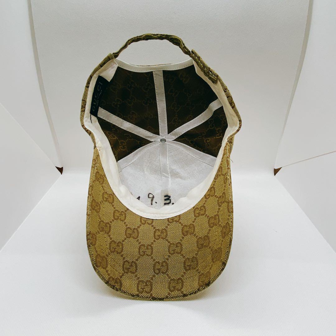 GUCCI グッチ GGキャンバス キャップ 59cm 難あり_画像10