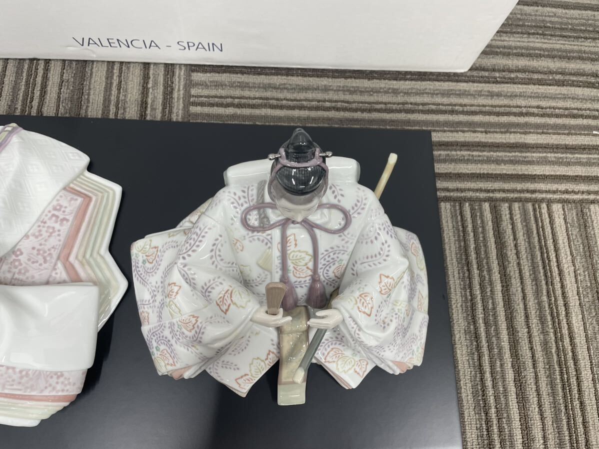 【美品】LLADRO リヤドロ ひな人形 雛人形 置物 セット01009208 0223の画像4