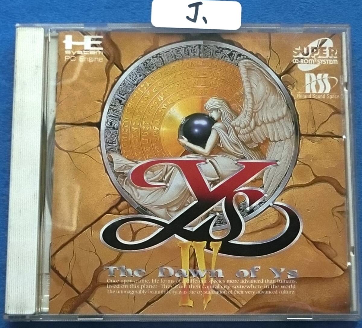 NEC PC Engine CD-ROM ソフト イースⅣ 中古ジャンク品 Jの画像1