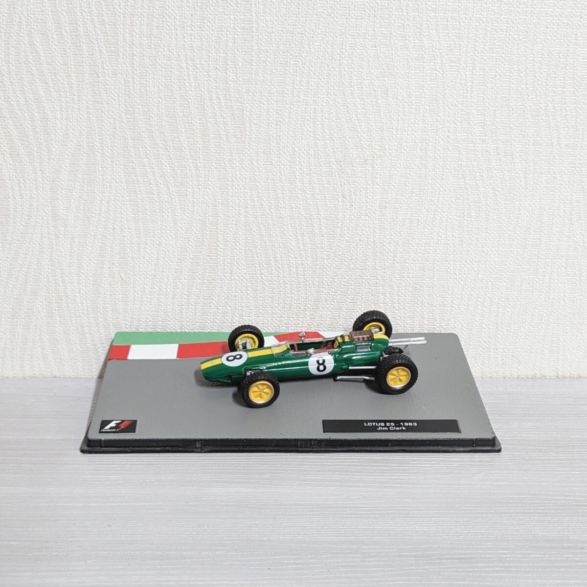 1/43 F1 ロータス 25 1963 #8 ジム・クラーク LOTUS 25 デアゴスティーニ ダイキャスト ミニカーの画像2