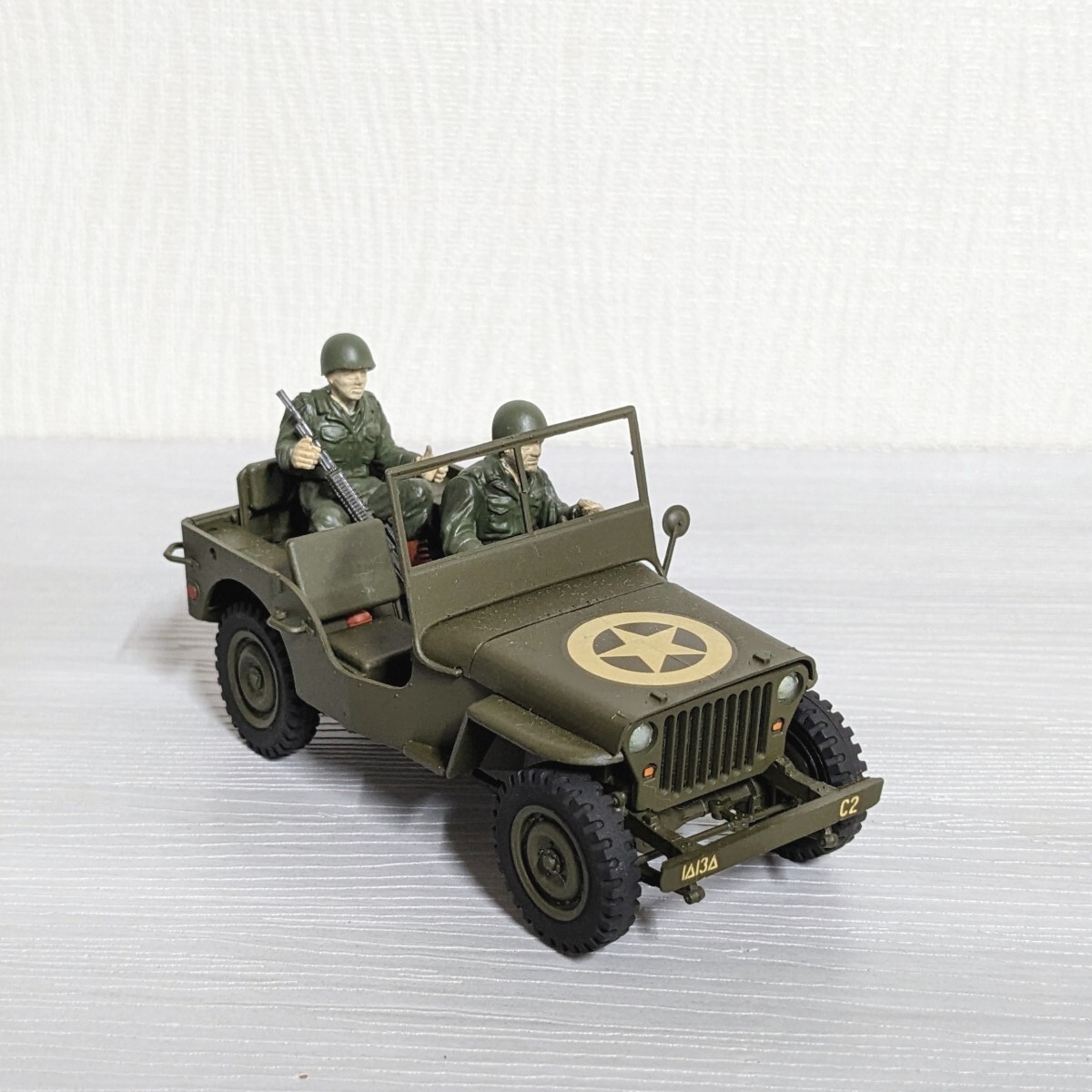 1/35 アメリカ軍 JEEP ミリタリー 約10cm プラモデル 完成品 軍用 ジープの画像6