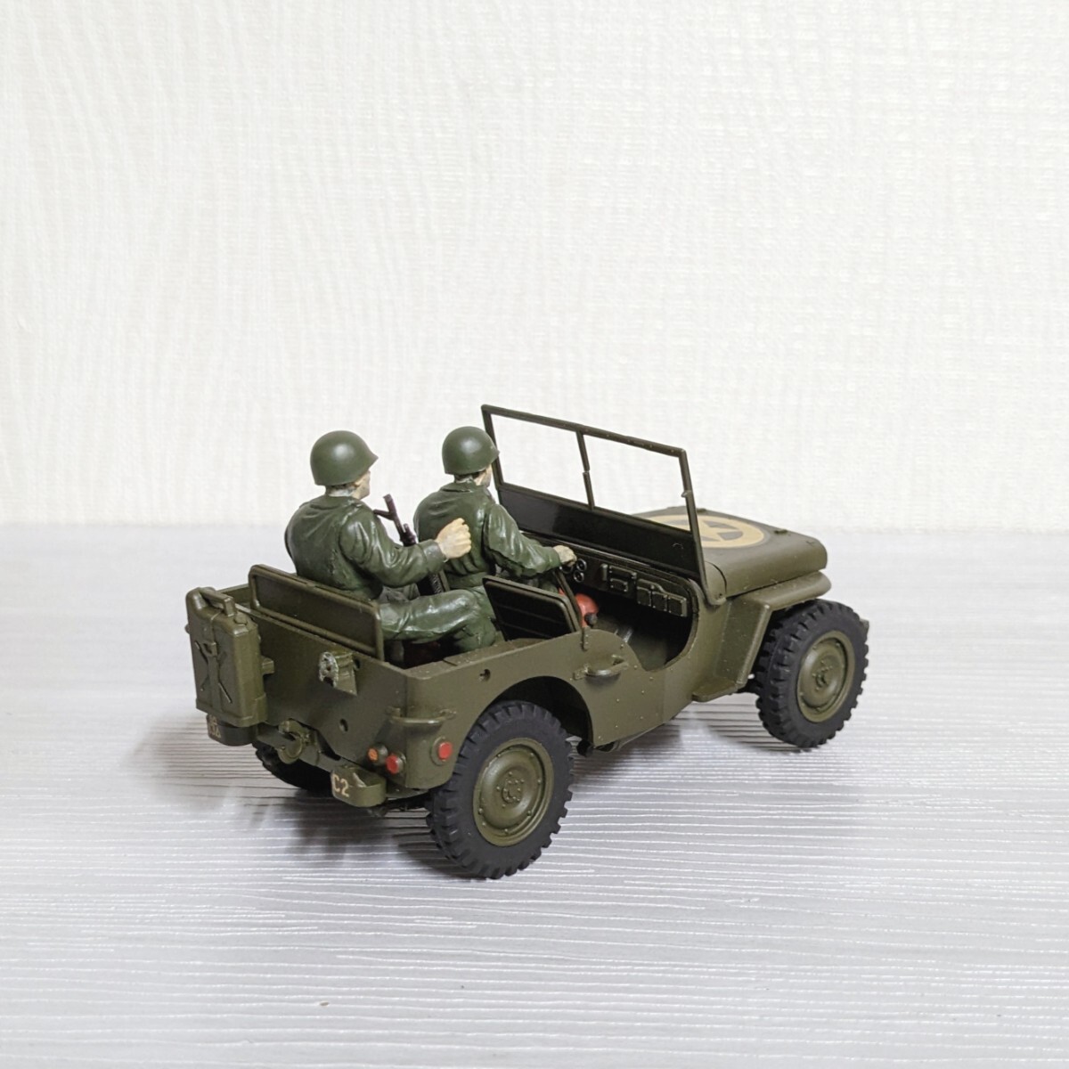 1/35 アメリカ軍 JEEP ミリタリー 約10cm プラモデル 完成品 軍用 ジープの画像4