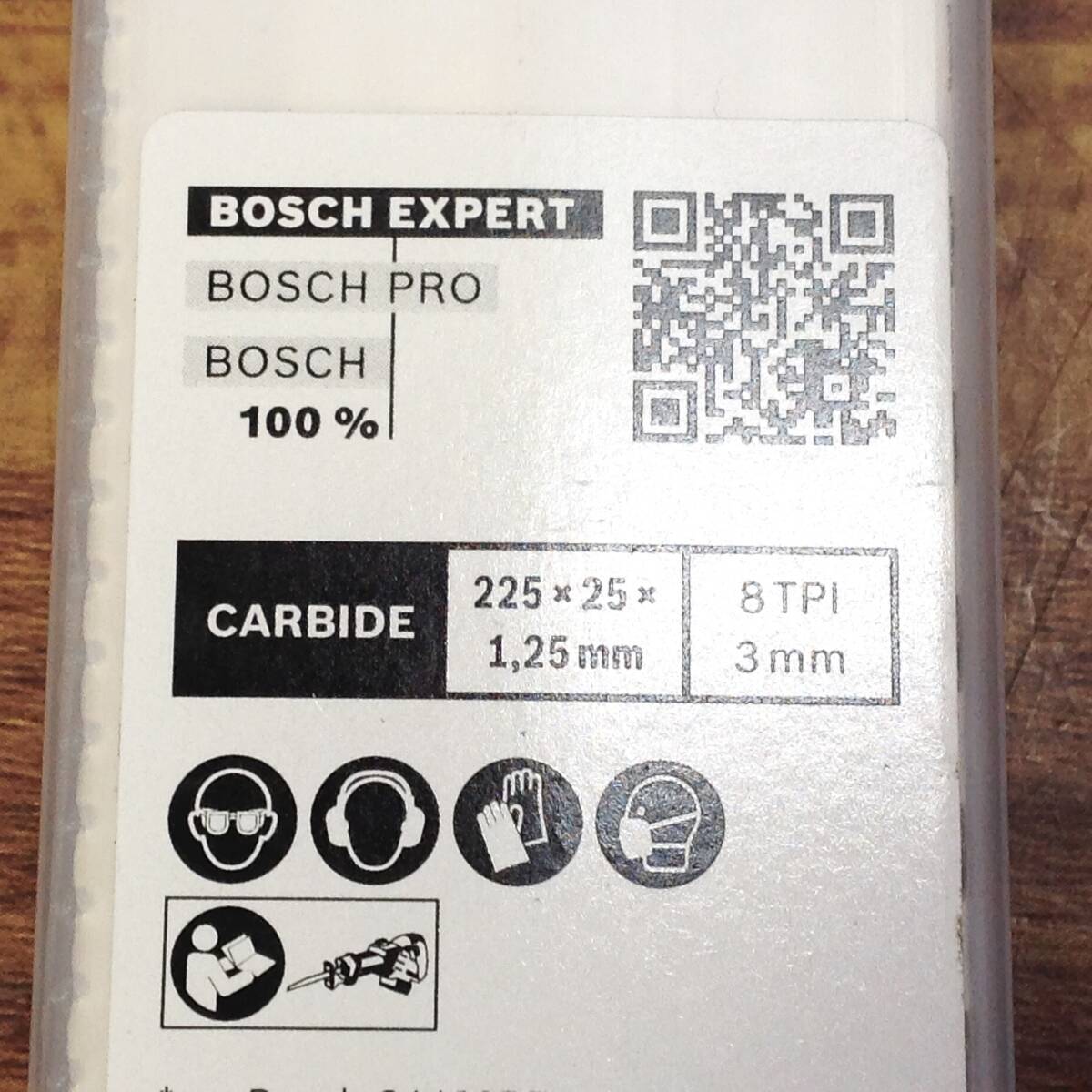 ●【WH-0588】未使用 BOSCH EXPERT セーバーソーブレード 金属厚物 重作業用 S1155CHC 10枚入り 超硬刃 【レターパックプラス520円可】の画像5