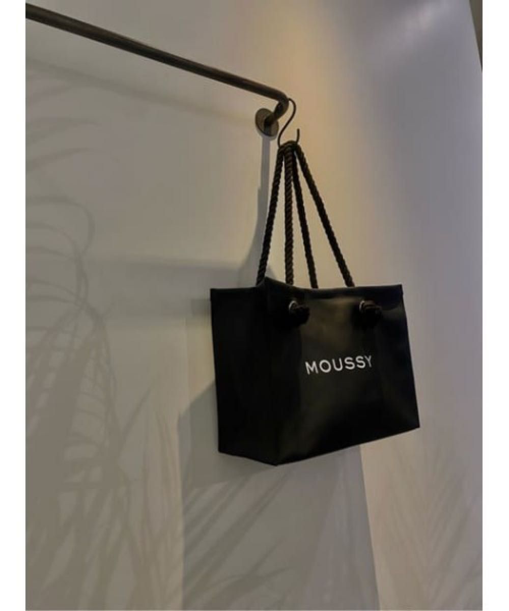 【新品未使用タグ付き】MOUSSY F／L SHOPPER BAG PU素材バッグ