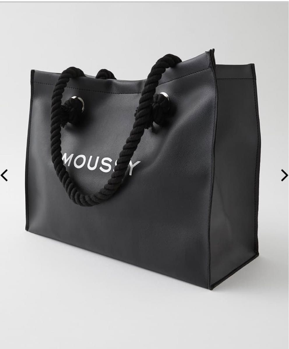 【新品未使用タグ付き】MOUSSY F／L SHOPPER BAG PU素材バッグ