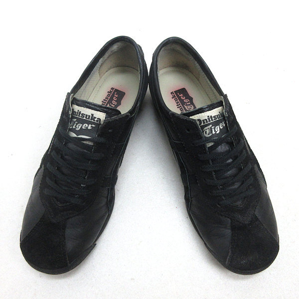 H■【23.5cm】オニツカタイガー/Onitsuka Tiger OT6000 LIMBER 66 PRESTIGE レザースニーカー/黒/LADIES■22 【中古】の画像2