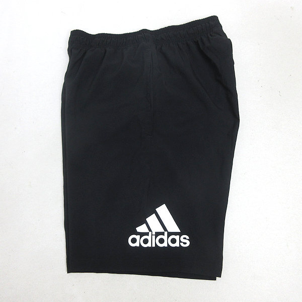 G■アディダス/adidas ハーフパンツ/トレーニングウエア【L】黒/men's/77【中古】■_画像3