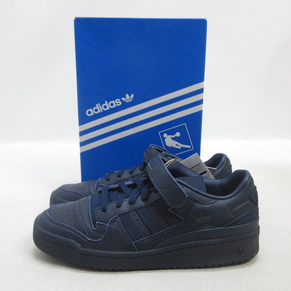 Q■新品【28cm】アディダス/ADIDASフォーラム Forum 84 Low HP5517レザースニーカー■紺MENS/9【新品】_画像1