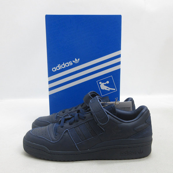 Q■新品【28.5cm】アディダス/ADIDASフォーラム Forum 84 Low HP5517レザースニーカー■紺MENS/6【新品】_画像1